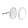 Plafonnier LED rond CCT 18W - Diamètre réglable - En saillie et encastré - IP20