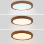 Plafonnier LED rond CCT réglable sur 3 températures différentes de 3000-6500ºK 24W - IP40
