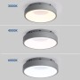 Plafonnier LED 22W - CCT réglable sur 3 températures différentes de 3000-6000ºK - Driver Philips - ø30cm - IP20