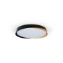 Plafonnier LED rond CCT 24W - Effet bois - ø40cm - IP22