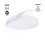 Plafonnier LED étanche CCT avec capteur de mouvement à micro-ondes - 24W - Ø28cm - IP65
