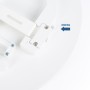 Plafonnier LED étanche CCT avec capteur de mouvement à micro-ondes - 24W - Ø28cm - IP65