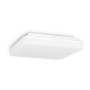 Plafonnier LED étanche carré blanc 24W en saillie 2640LM IP54