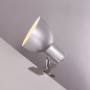 lampe de bureau pathein, design moderne en acier, pince de fixation