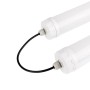 Réglette LED intégrée tubulaire étanche pour usage industriel - 120cm - 40W - IP67 - IK10