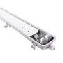 Kit Boîtier étanche double 150cm + 2 tubes LED T8 24W - 4000K