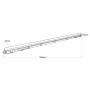 Kit Boîtier étanche double 150cm + 2 tubes LED T8 24W - 4000K