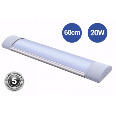 Linéaire LED haute puissance de 60 cm CCT réglable sur 3 températures différentes de 2700-6500ºK avec détecteur de mouvements