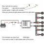 Projecteur LED RGB slim submersible 30W 12V