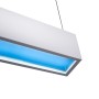 Linéaire suspendu "Blue Skylight" SMART - CCT réglable de 2700-6500ºK - Effet de ciel - 48W - UGR16