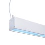 Linéaire suspendu "Blue Skylight" SMART - CCT réglable de 2700-6500ºK - Effet de ciel - 48W - UGR16