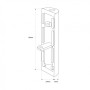 Couvercle latéral pour luminaire linéaire LED réf. B9050