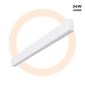 Luminaire linéaire LED de surface / suspendu - Slim - 24W - 80cm - 1700lm