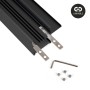 Luminaire linéaire LED CCT réglable de 3000-5000ºK de surface / suspendu - 60W - Puissance réglable - 180cm