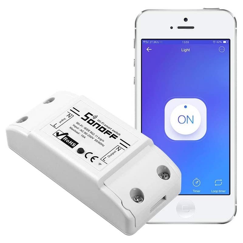 Interrupteur WiFi Sonoff Smart Home