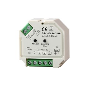 Variateur (RF + PUSH) pour LED Triac 230V 400W max. (1 canal) SUNRICHER - Perfect RF