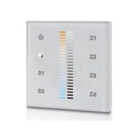 Interrupteur tactile CCT 12-24V-DC (4 zones) DALI DUAL TOUCH COLOR