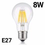 Ampoule LED E27 8W A60 Filament Clear