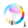 Ampoule LED Smart WIFI E27 - RGB + CCT réglable sur 3 températures différentes de 3000-6500ºK - 9W