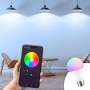 Ampoule LED Smart WIFI E27 - RGB + CCT réglable sur 3 températures différentes de 3000-6500ºK - 9W