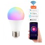 Ampoule LED Smart WIFI E27 - RGB + CCT réglable sur 3 températures différentes de 3000-6500ºK - 9W