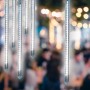 Ampoule LED E27 effet météore 200mm - 0.3W - Blanc froid 6500K