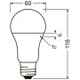 Ampoule LED E27 13W A60 LEDVANCE