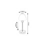 Lampe à Poser RABALUX Lydia 1xE14 IP20 Dimmable [RAB-2295]