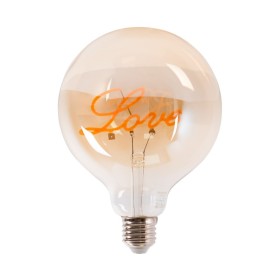 Ampoule décorative à filament "LOVE" - E27 G125 - 4W - 2200K