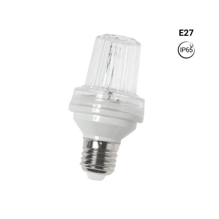 Ampoule LED à effet stroboscopique E27 - 2W - IP65 Blanc froid 6000K
