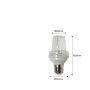 Ampoule LED à effet stroboscopique E27 - 2W - IP65 Blanc froid 6000K