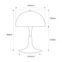 Lampe de table design "MART" - 3 x G9