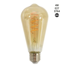 Ampoule LED à filament Edison E27 ST64 - 4W