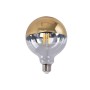 Ampoule LED globe miroir doré E27 G125 - 6W - 3000K