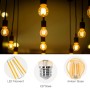 Ampoule LED E27 vintage gold à filament - 4W 2200K