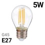 Ampoule LED G45 E27 à filament sphérique - 5W