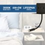 Applique de lecture SLANGE  2" - 3W + 6W - Port USB + USB-C