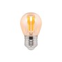 Ampoule LED filament E27 G45 ambrée vintage - Dimmable - 4W