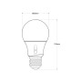 Ampoule LED E27 A60 - 11W - CCT réglable sur 3 températures différentes de 2700-6500ºK - Fumagalli