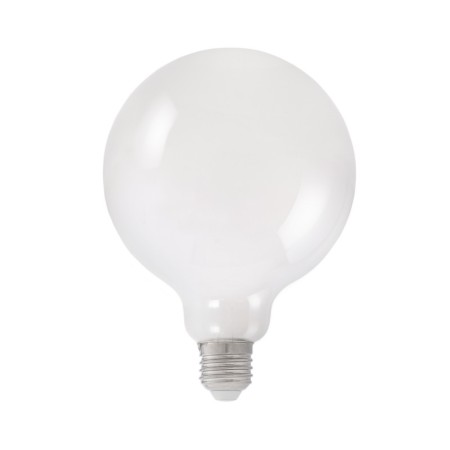 Ampoule LED globe décorative "Milky" - E27 G125 - 6W - Blanc chaud 3000K