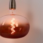 Ampoule décorative LED à filament "Decor - Marron" - E27 R220 - Dimmable - 4W - 1800K
