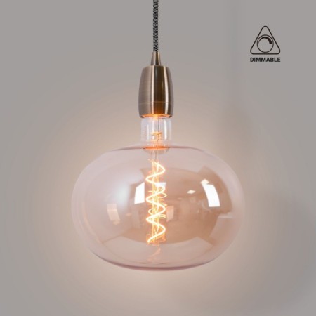 Ampoule LED Décorative à Filament Decor - Argent - E27 A165 Dimmable 4w 1800k