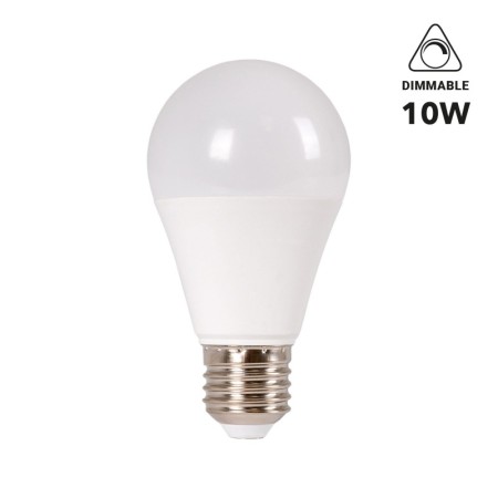 Ampoule LED E27 A60 - 10W - Dimmable Blanc neutre 4000K