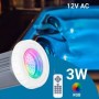 Projecteur LED submersible IP68 pour piscine et fontaine – 3W 12V