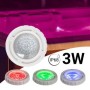 Projecteur LED submersible IP68 pour piscine et fontaine – 3W 12V
