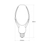 Ampoule LED industrielle E40 - 70W - ⌀120mm Blanc froid 6000K