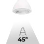 Ampoule LED GU10 - 7W - Ø50mm - Optique à 45 degrés Blanc chaud 3000K