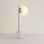 Lampe à poser boule en verre "LICRU" - E27 - Ø 15cm