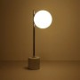 Lampe à poser boule en verre "LICRU" - E27 - Ø 15cm