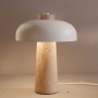 Lampe à poser design "CEP" - Base en marbre - 2 x G9